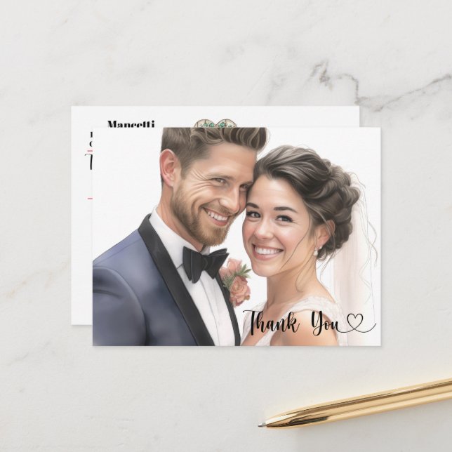 Postal Ver atrás - Boda (Anverso/Reverso In Situ)