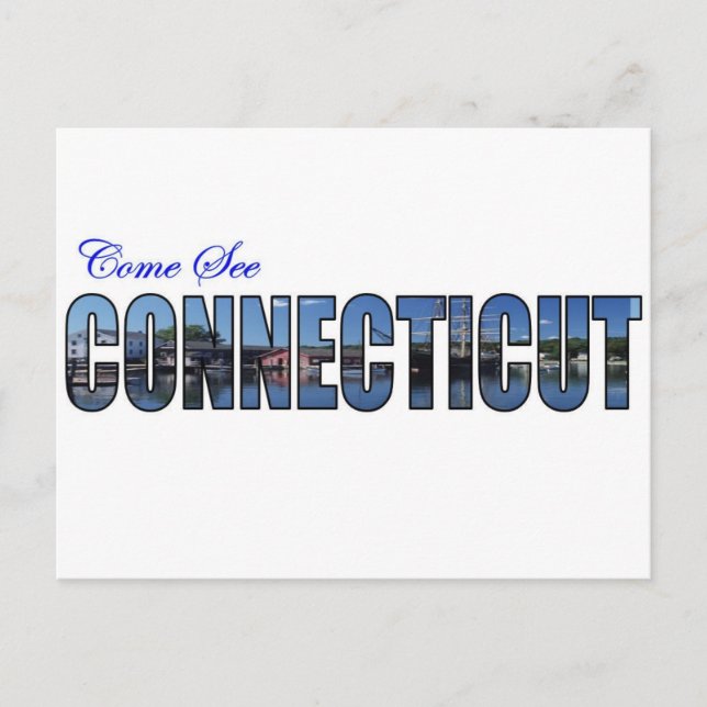 Postal Ver Connecticut (Anverso)
