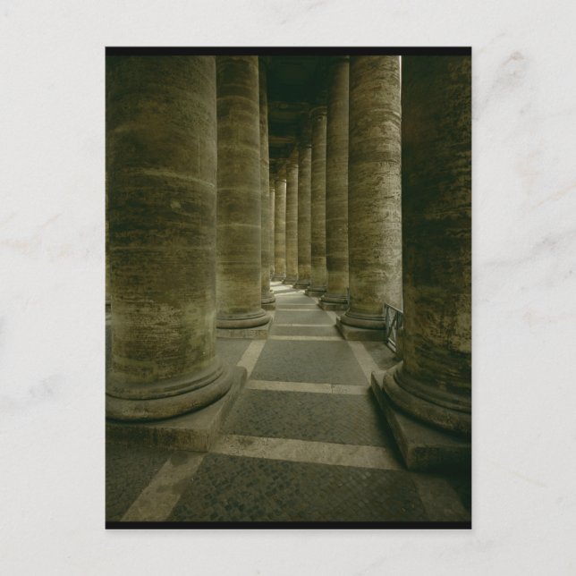 Postal Ver dentro de la columnata (Anverso)