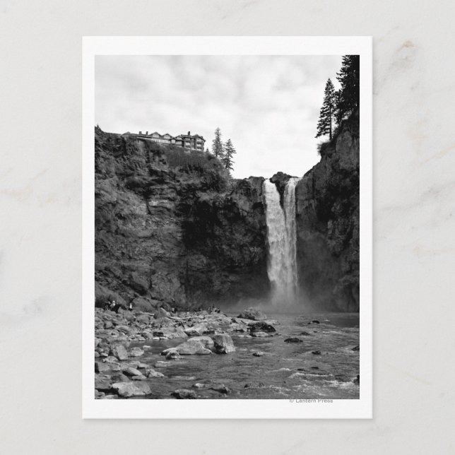 Postal Ver desde las Cataratas inferiores (Anverso)