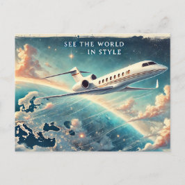 Postal Ver el mundo en estilo