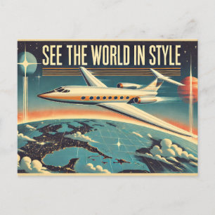 Postal Ver el mundo en estilo