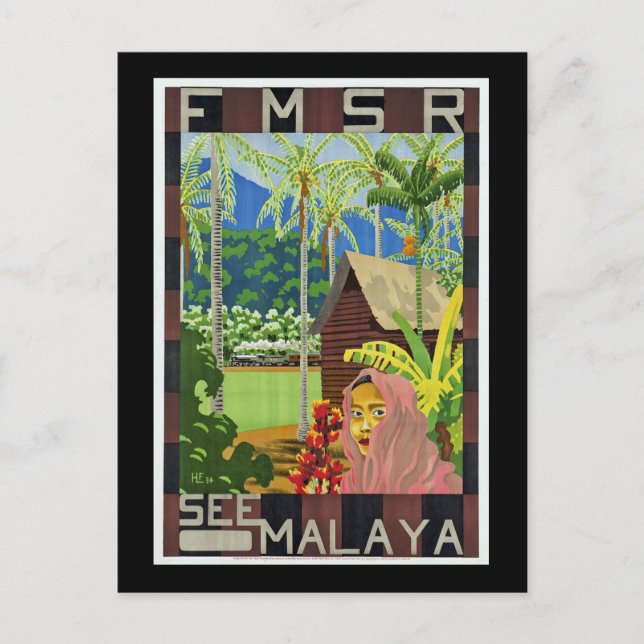 Postal Ver Malaya (Anverso)