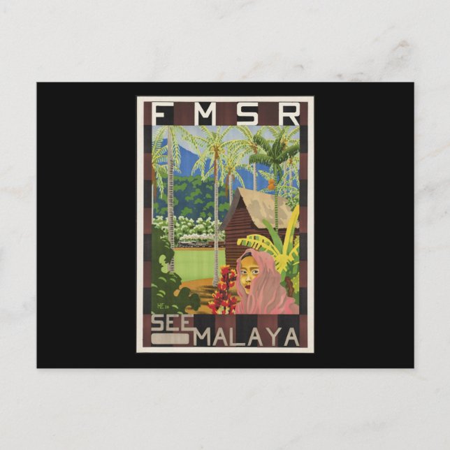 Postal Ver Malaya (Anverso)
