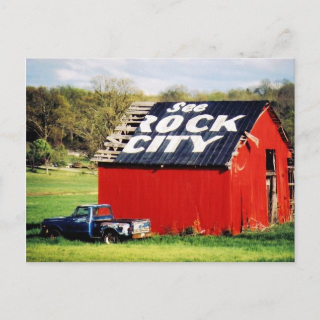 Postal Ver Rock City Barn (Anverso)