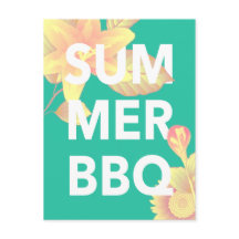 VERANO BBQ floral brillante