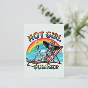 Postal Verano Chica caliente - Skeleton Beach Vibe