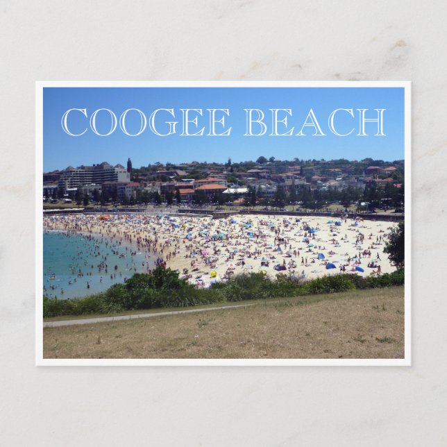 Postal verano de coogee beach (Anverso)