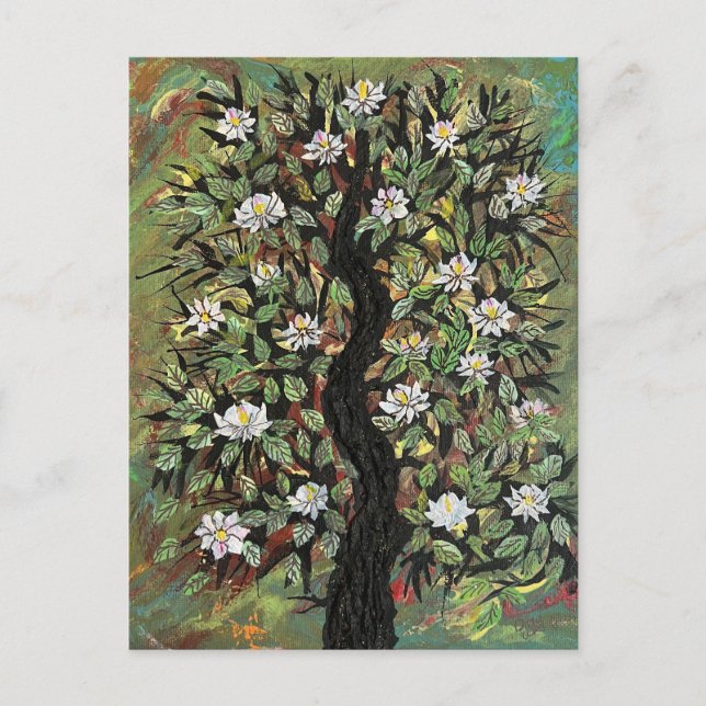 Postal Verano de Magnolia (Anverso)