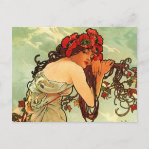 Postal Verano de Mucha