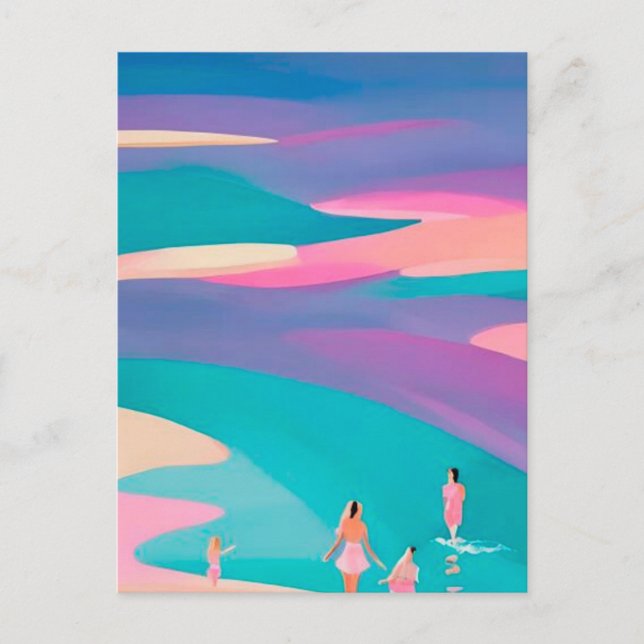 Postal Verano de playa (Anverso)