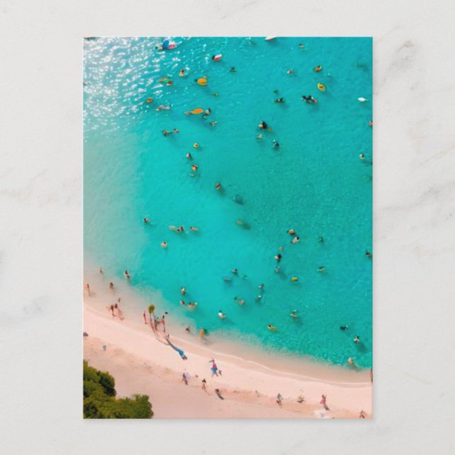 Postal Verano de playa (Anverso)