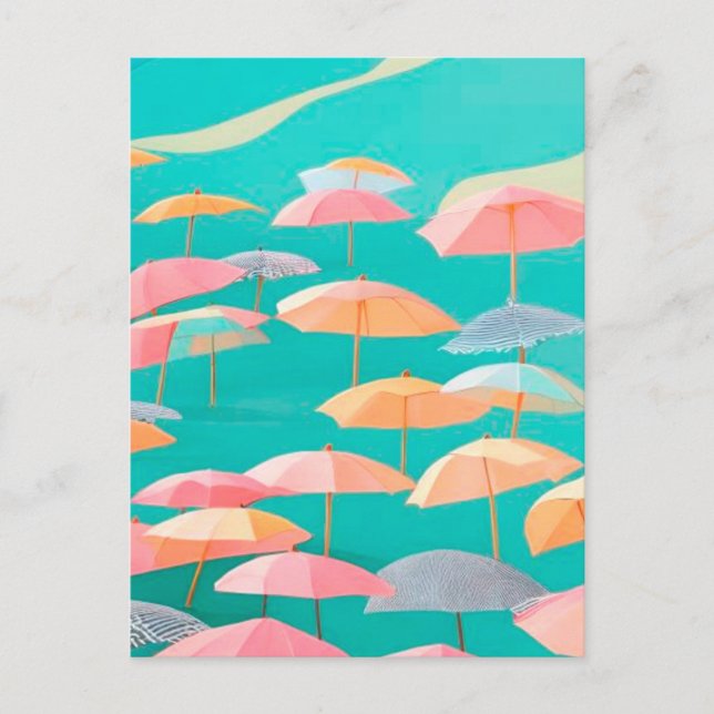 Postal Verano de playa (Anverso)