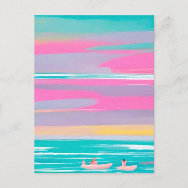 Postal Verano de playa (Anverso)