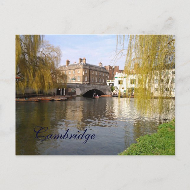 Postal Verano en Cambridge (Anverso)