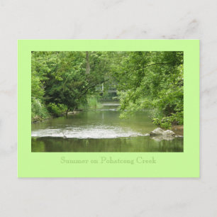 Postal Verano en Creek Pohatcong