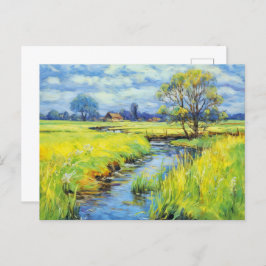 Postal Verano en el paisaje de La Habelland