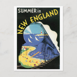Postal Verano en Nueva Inglaterra