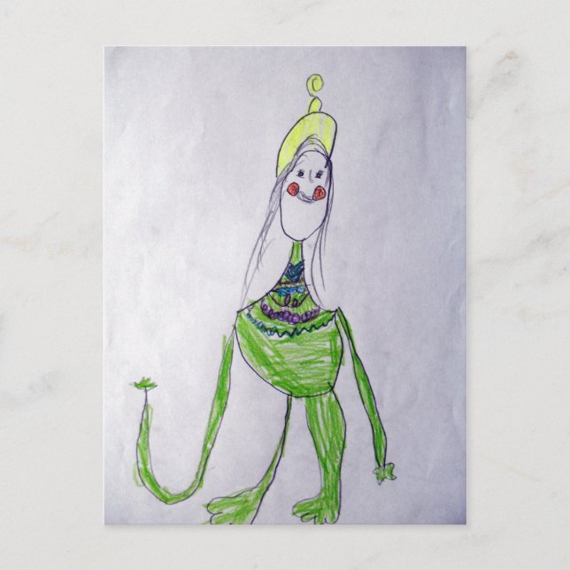 Postal verde (Anverso)