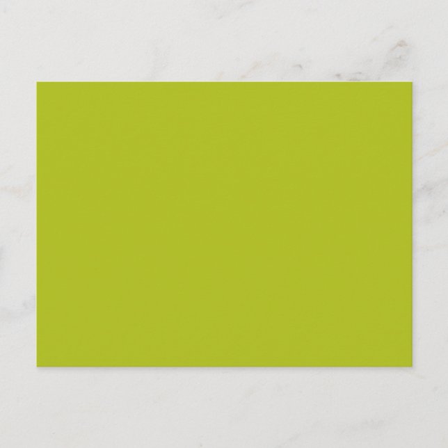 Postal Verde ácido (color sólido) (Anverso)