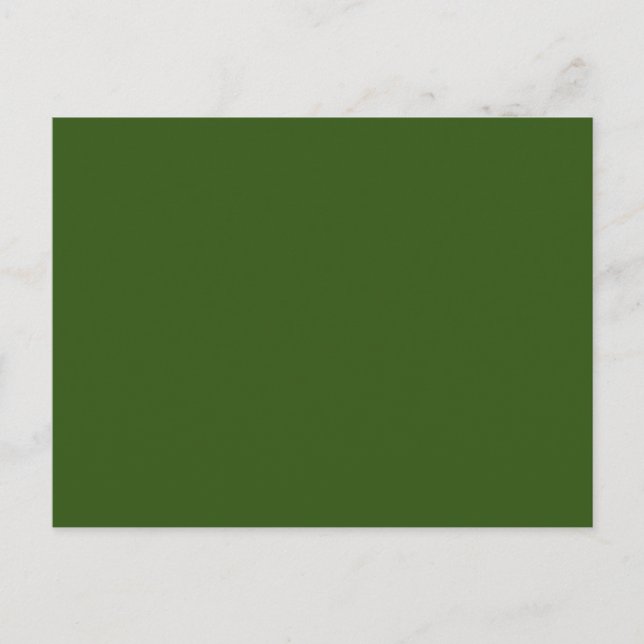 Postal Verde de glade, verde de Hazel, altiplano (Anverso)