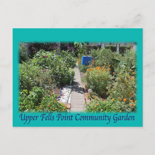 Postal verde del espacio UFPIA de Baltimore (Anverso)