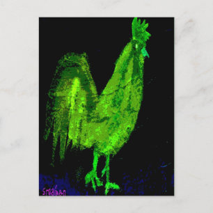Postal verde fantasma