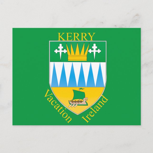 Postal Verde Irlanda (Anverso)