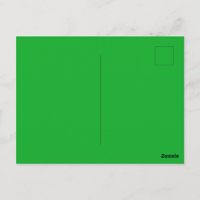 Postal Verde Kelly (Reverso)