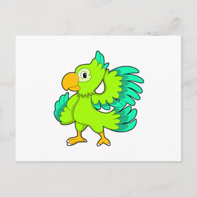 Postal Verde loro (Anverso)