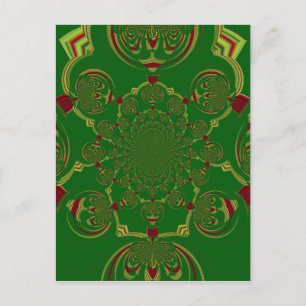 Postal Verde vintage