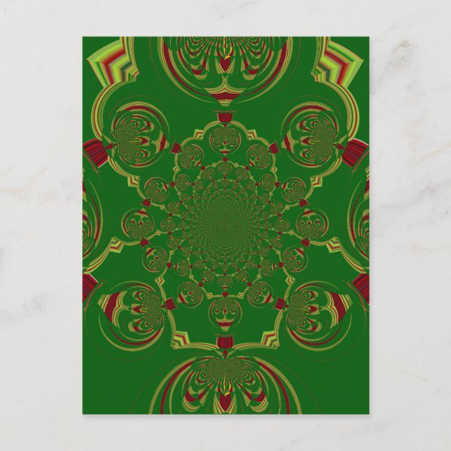 Postal Verde vintage (Anverso)