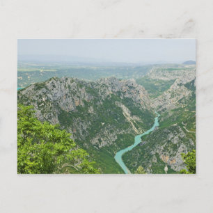 Postal Verdon canyon Provence Francia