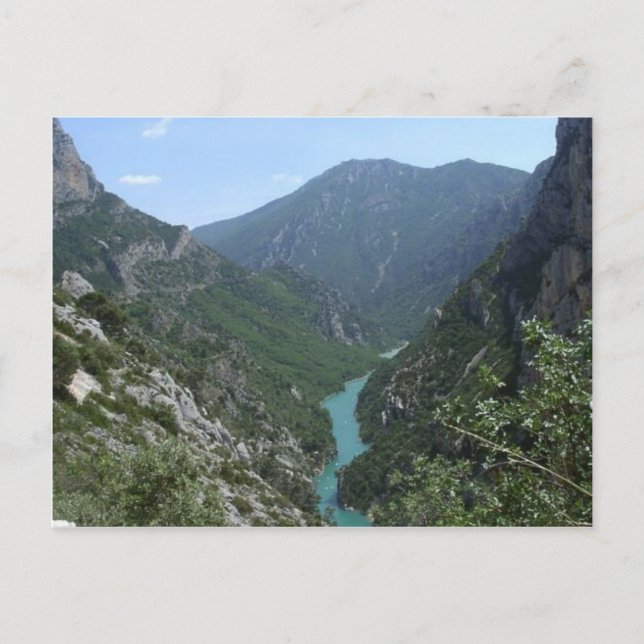 Postal Verdon Gorge (Anverso)