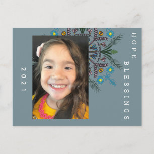 Postal Verdor botánico de Año Nuevo 2021