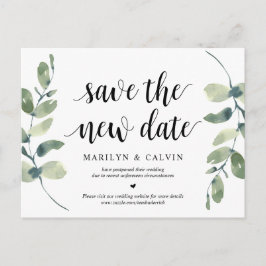 Postal Verdor, guardar la nueva fecha, Boda pospuesto