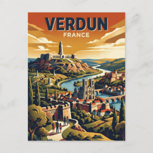 Postal Verdún, Francia Francia