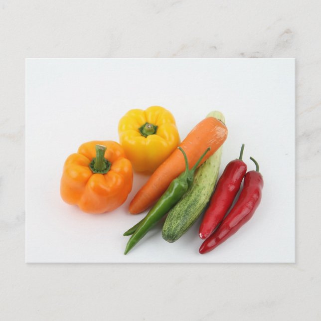 Postal Verduras. (Anverso)