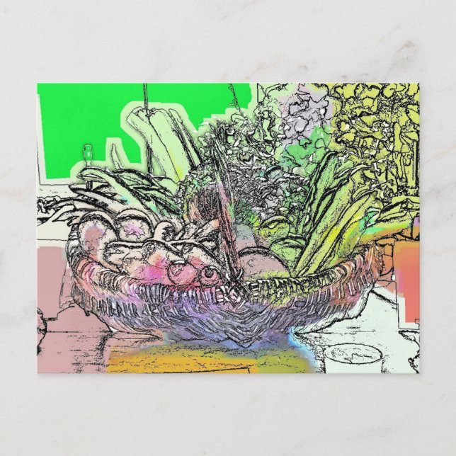 POSTAL VERDURAS (Anverso)