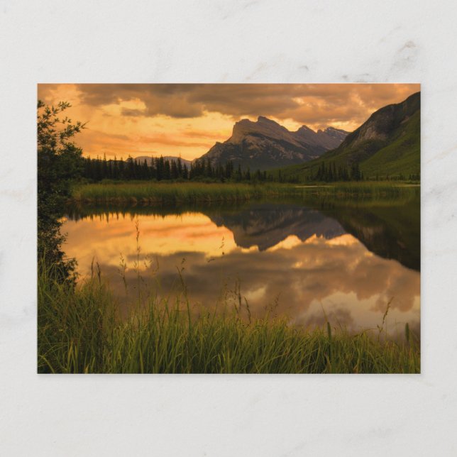 Postal Vermilion Lakes Sunset (Anverso)