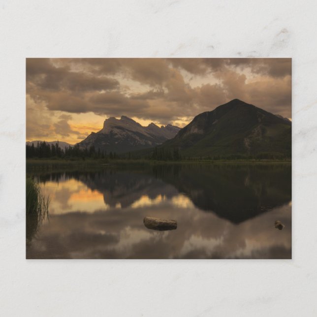 Postal Vermilion Lakes Sunset (Anverso)