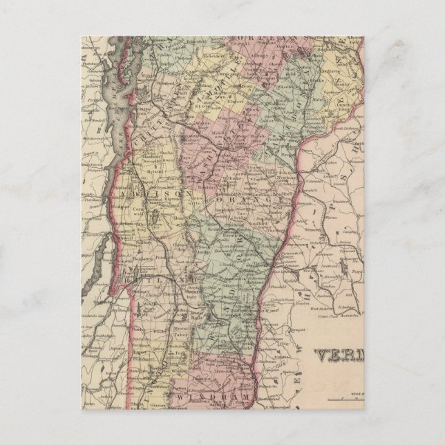Postal Vermont (Anverso)