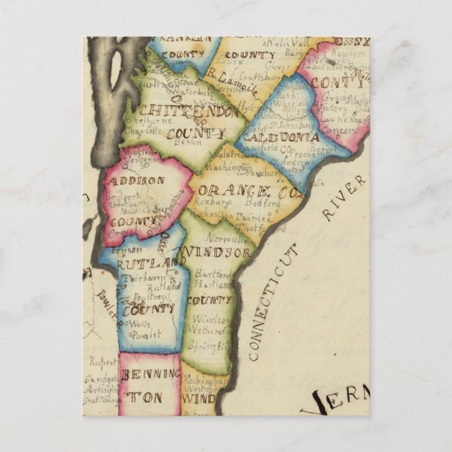 Postal Vermont (Anverso)