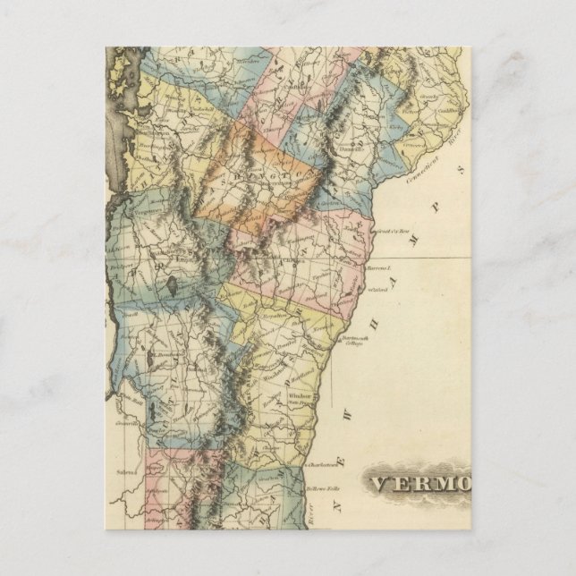 Postal Vermont 5 (Anverso)