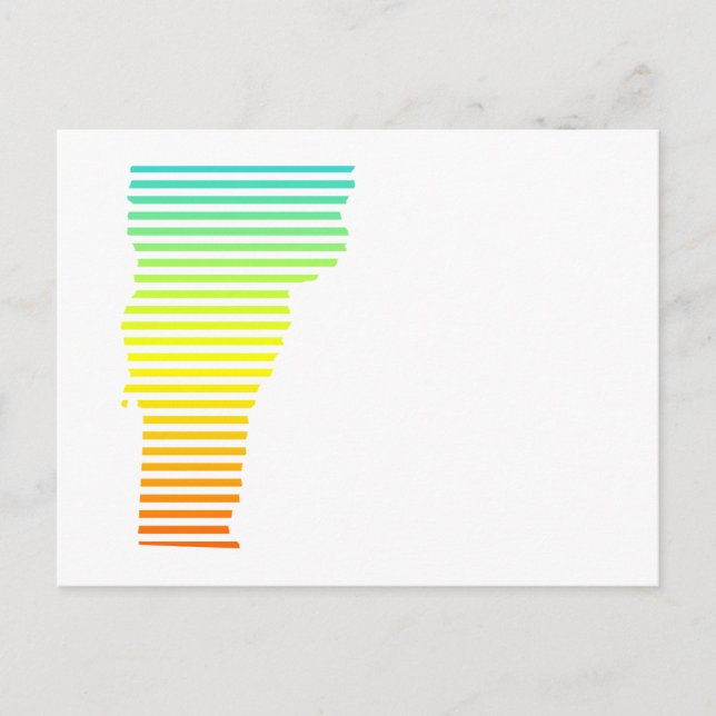 Postal vermont chill fade (Anverso)