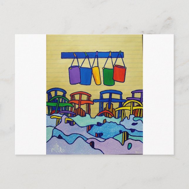 Postal Vermont Color o por Piliero (Anverso)