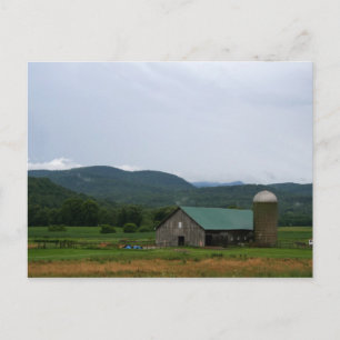 Postal Vermont Farm Postcard