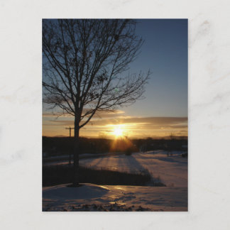 Postal Vermont Sunset