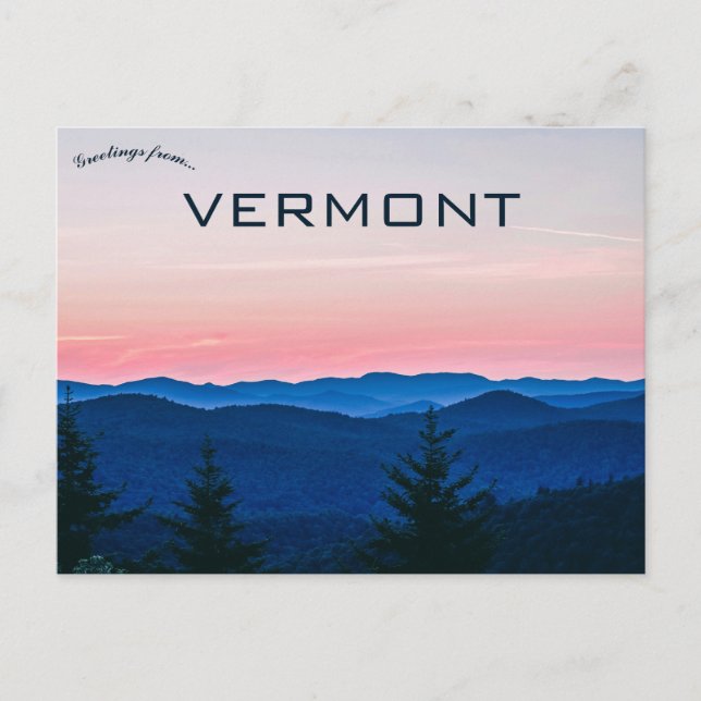 Postal Vermont USA (Anverso)
