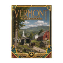 Vermont Vintage Art Deco Edad de Oro